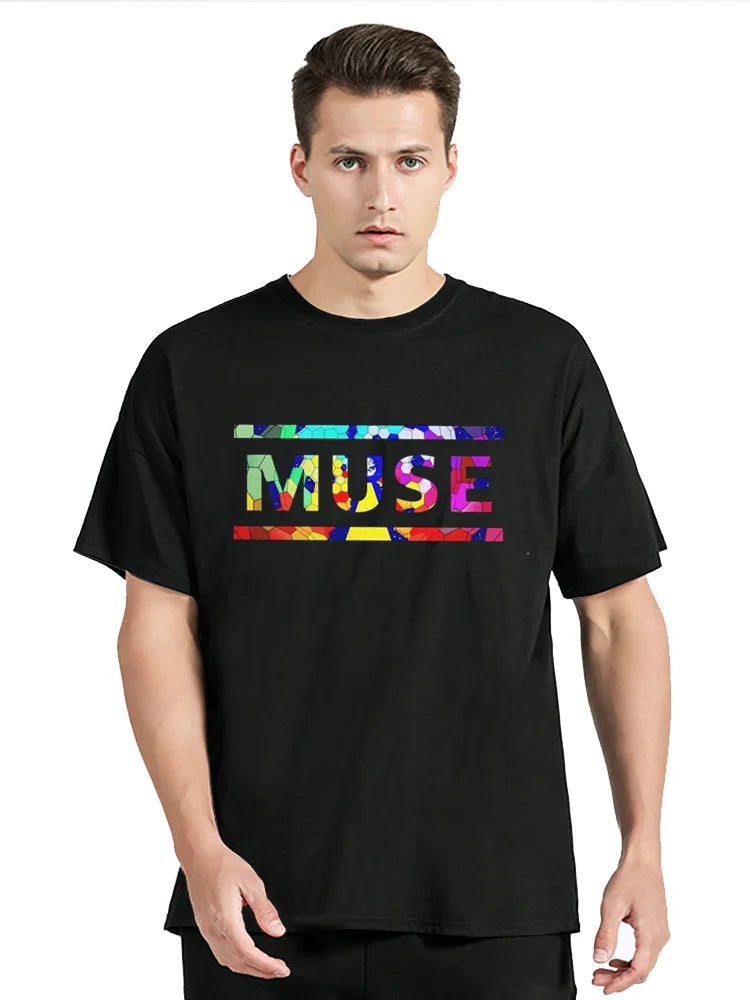Muse The Resistance Vintage T-Shirt - Front View Album Artwork Design