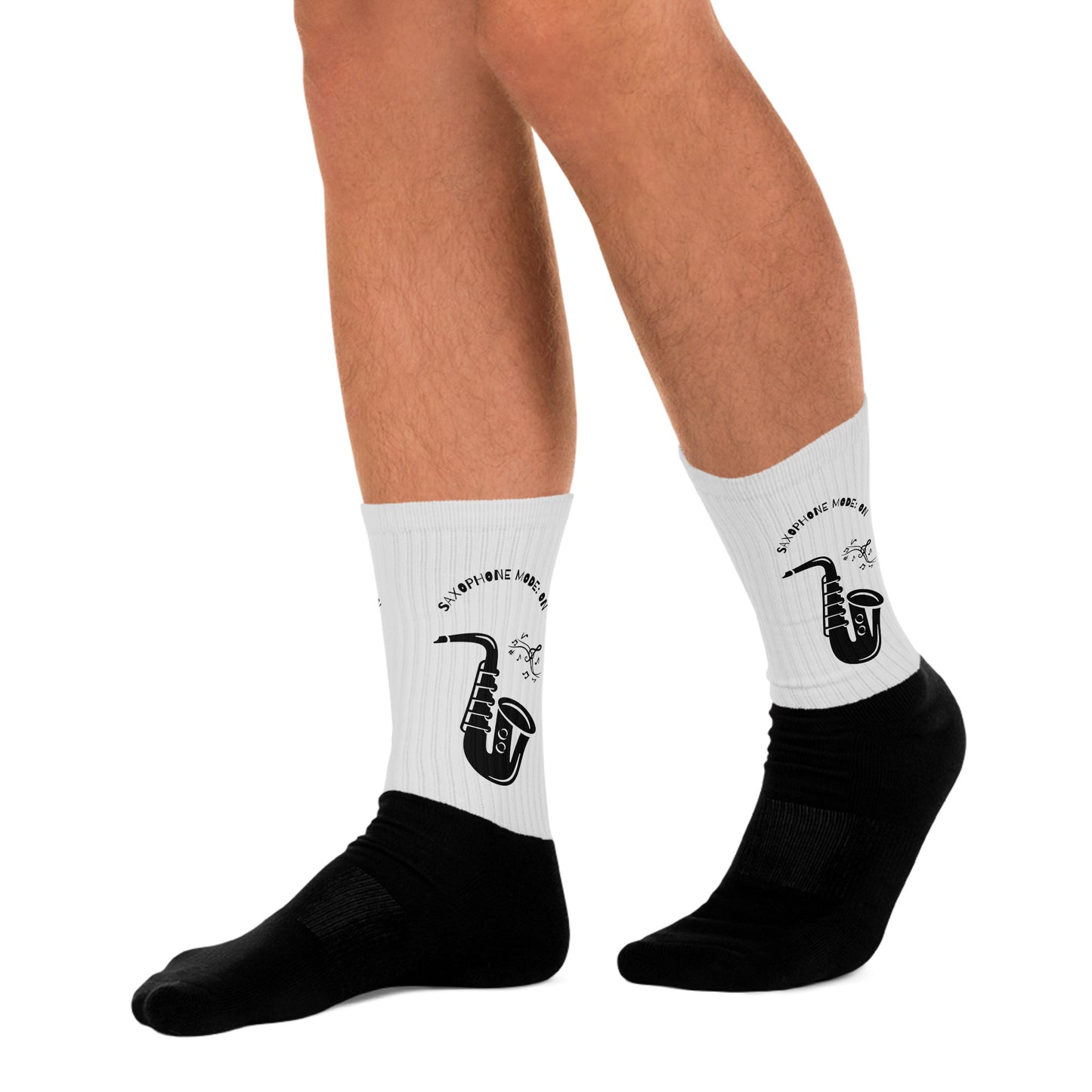 Premium Guapo Originals Designer Socks - Front View Sublimation Print Exclusive Collection