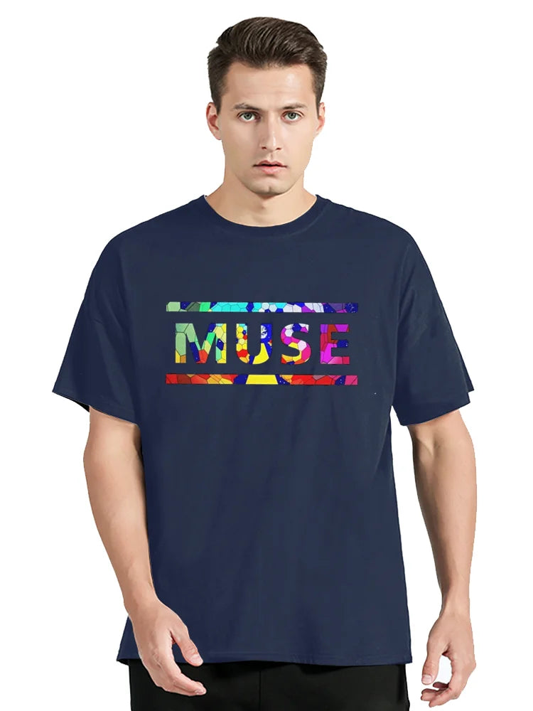 Muse The Resistance Vintage T-Shirt - Front View Album Artwork Design