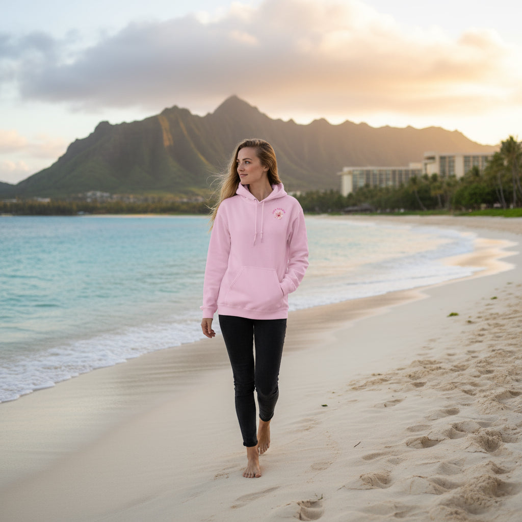 Sudadera con capucha premium Flower Power - Colección de diseñador con estampado botánico - Guapo Originals