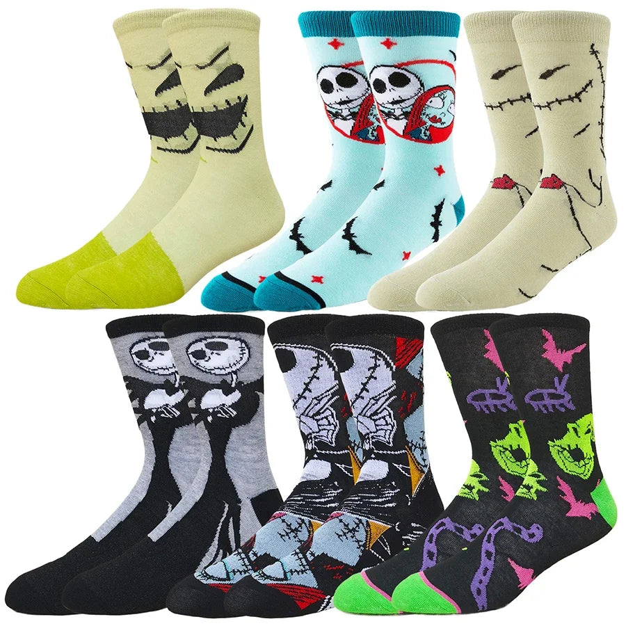 Halloween Cartoon Socks Cute Halloween One Size Fits All - Adorable Halloween Accessories Design
