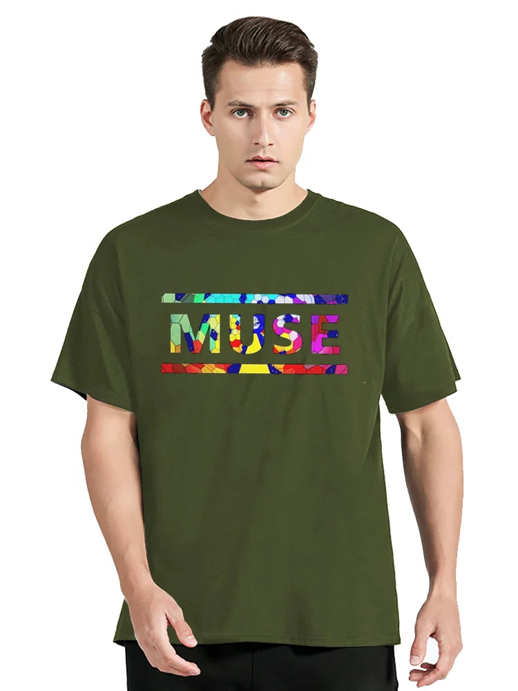 Muse The Resistance Vintage T-Shirt - Front View Album Artwork Design