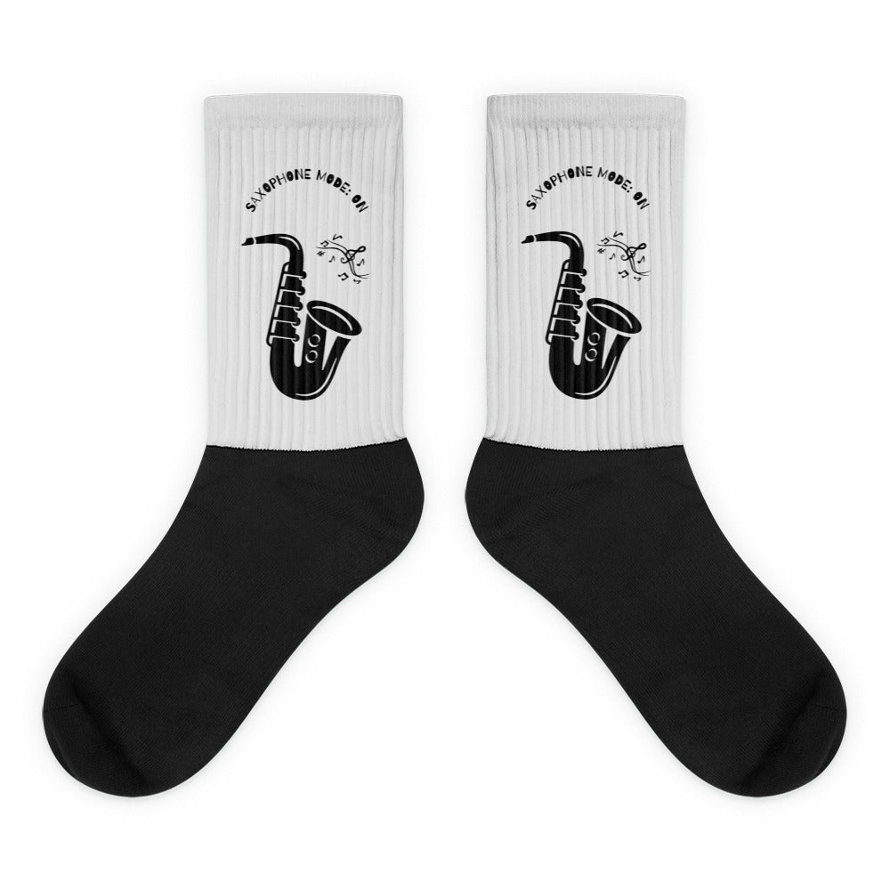 Premium Guapo Originals Designer Socks - Close-up Detail Sublimation Print Quality Texture
