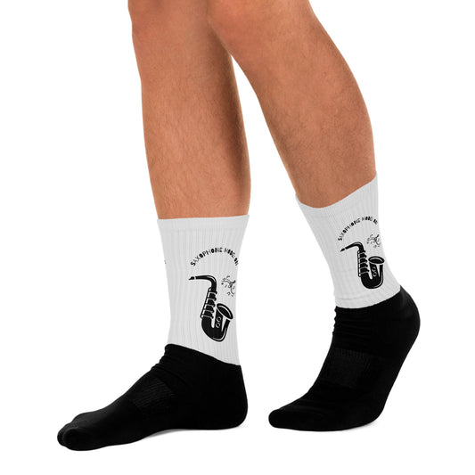 Premium Guapo Originals Designer Socks - Front View Sublimation Print Exclusive Collection
