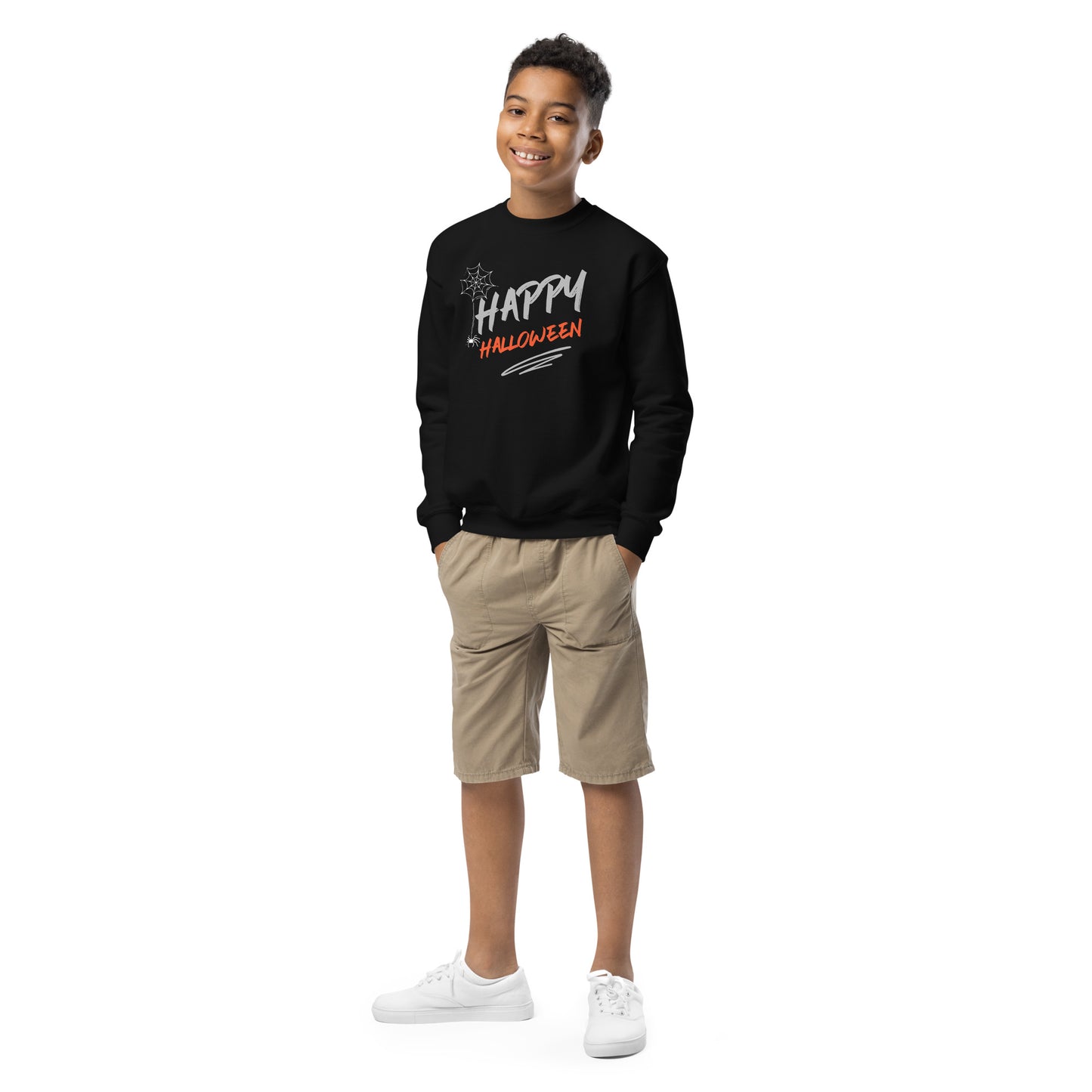 Youth Premium Crewneck Sweatshirt Guapo Originals - Front View Designer Collection Youth Fashion
