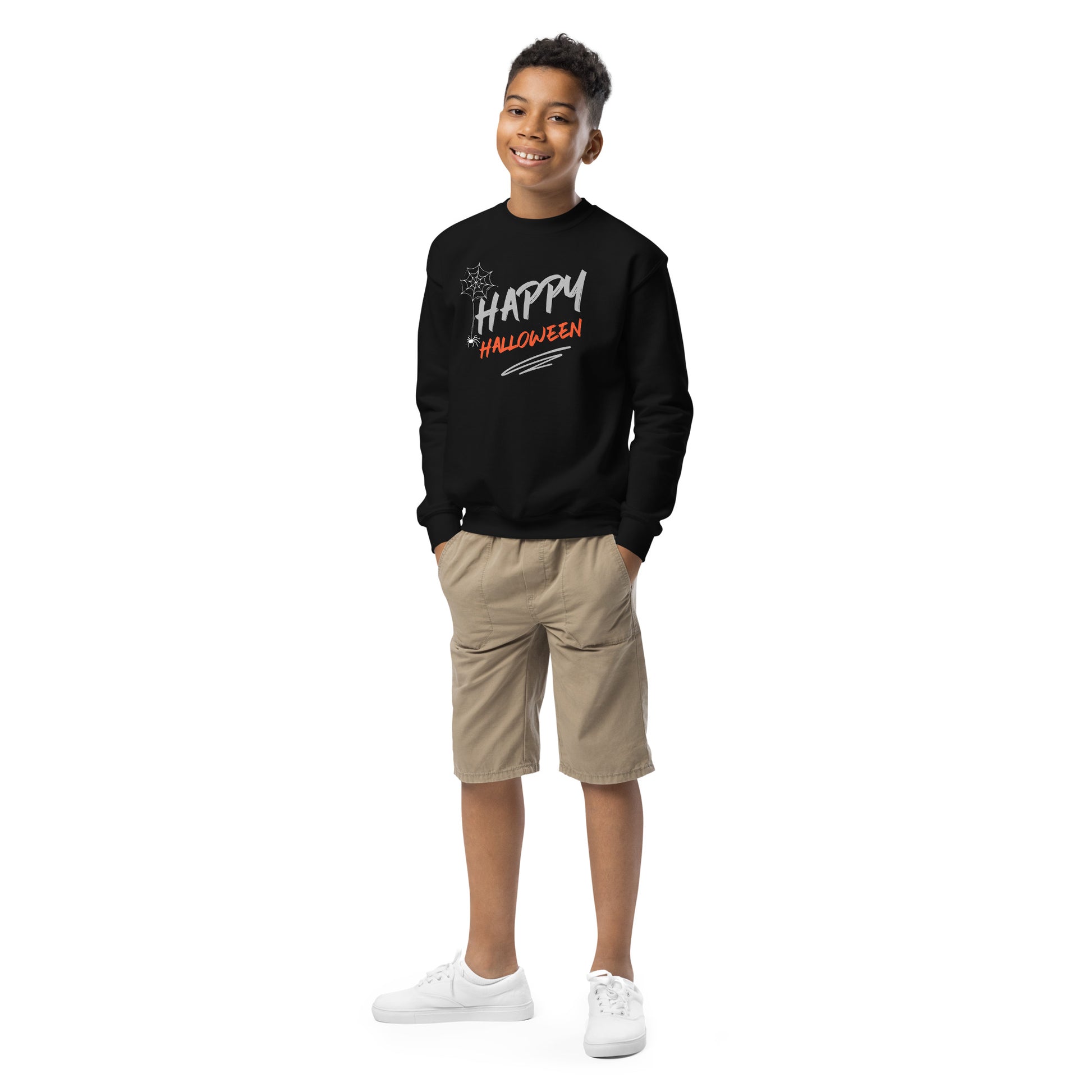 Youth Premium Crewneck Sweatshirt Guapo Originals - Front View Designer Collection Youth Fashion
