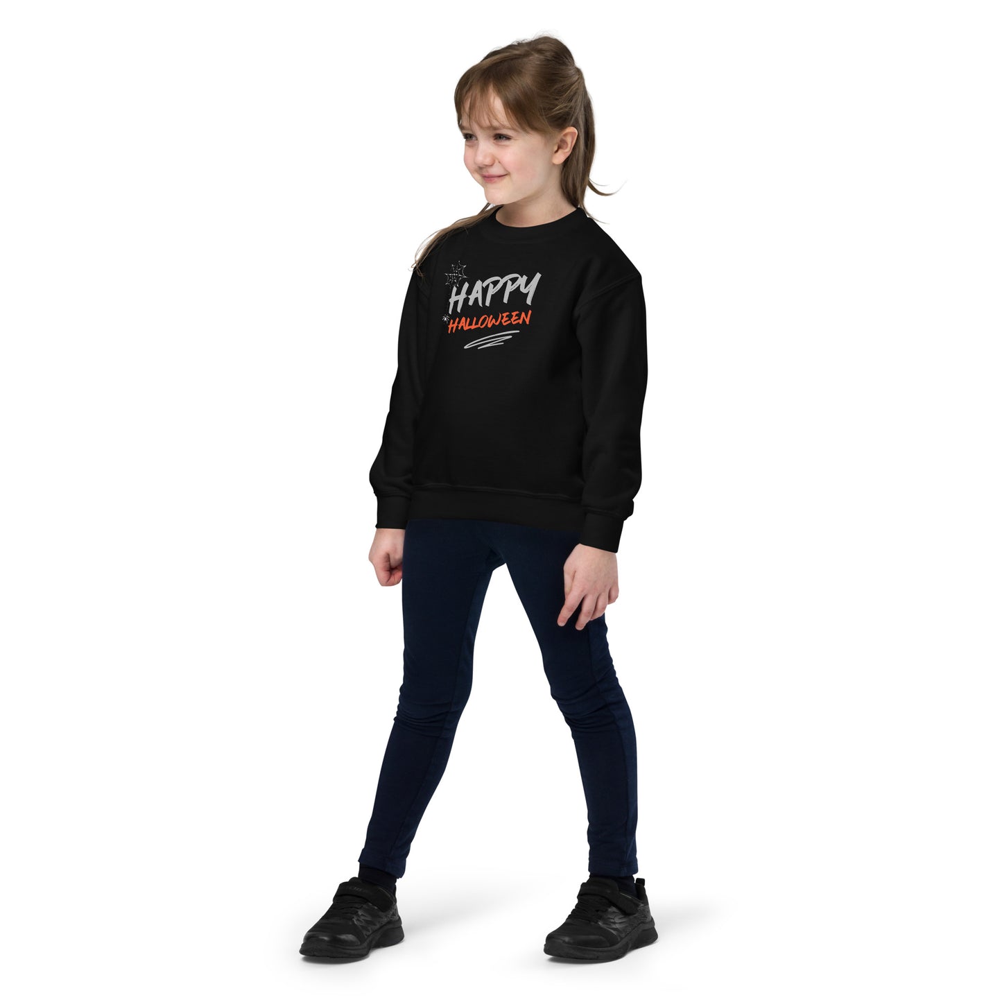 Youth Premium Crewneck Sweatshirt Guapo Originals - Halloween Girl Variant Designer Youth Fashion Collection
