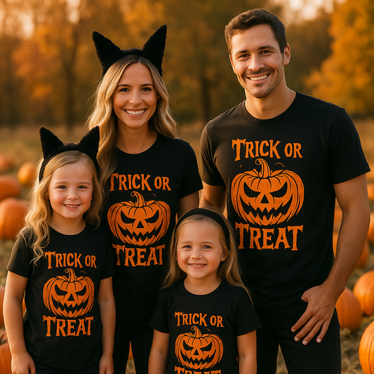 Halloween Family Matching T-Shirts - Exact Design